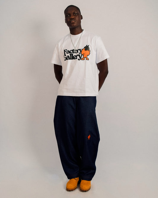 WHITE TEE + DENIM BUNDLE