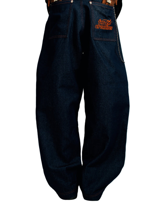 RAW BAGGY DENIM JEANS