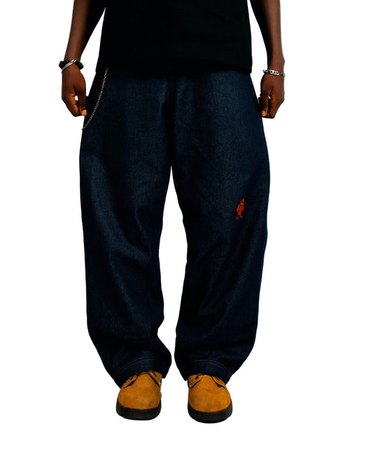 RAW BAGGY DENIM JEANS