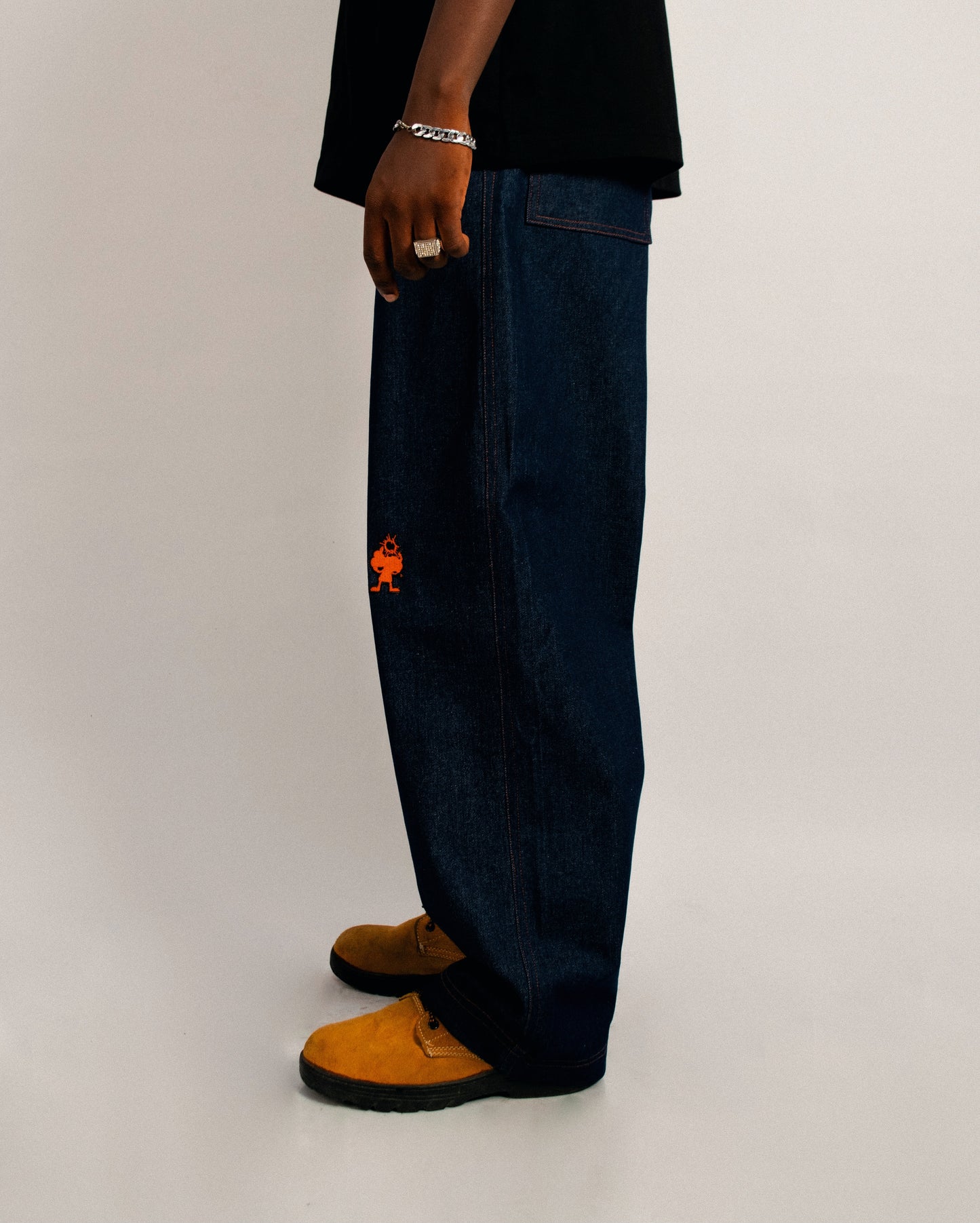 RAW BAGGY DENIM JEANS